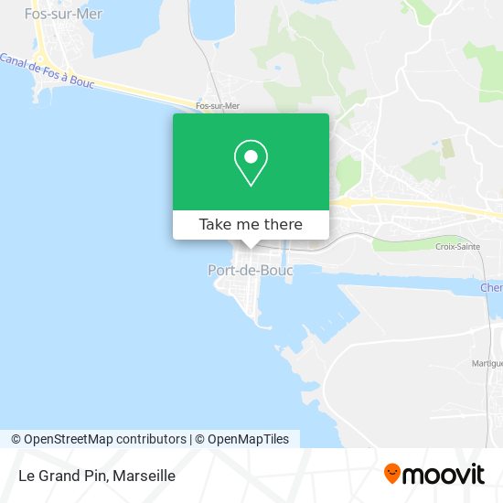 Le Grand Pin map