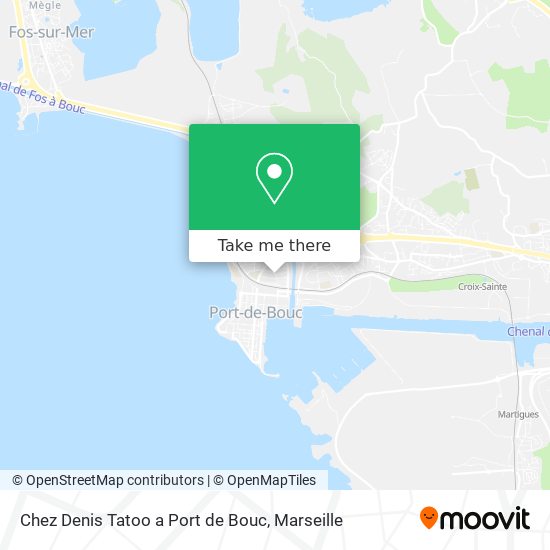Chez Denis Tatoo a Port de Bouc map