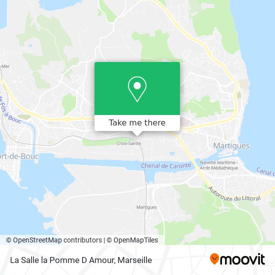La Salle la Pomme D Amour map