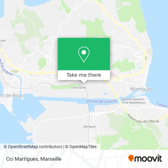 Cci Martigues map