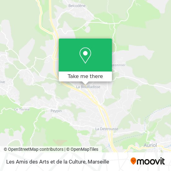 Les Amis des Arts et de la Culture map