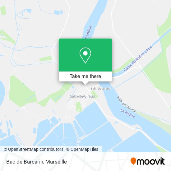 Bac de Barcarin map