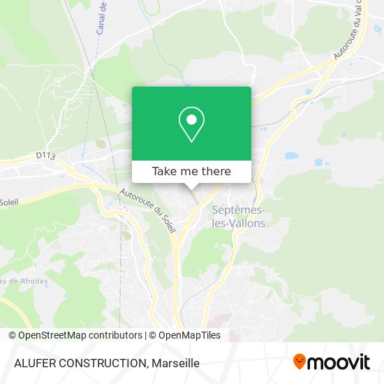 ALUFER CONSTRUCTION map