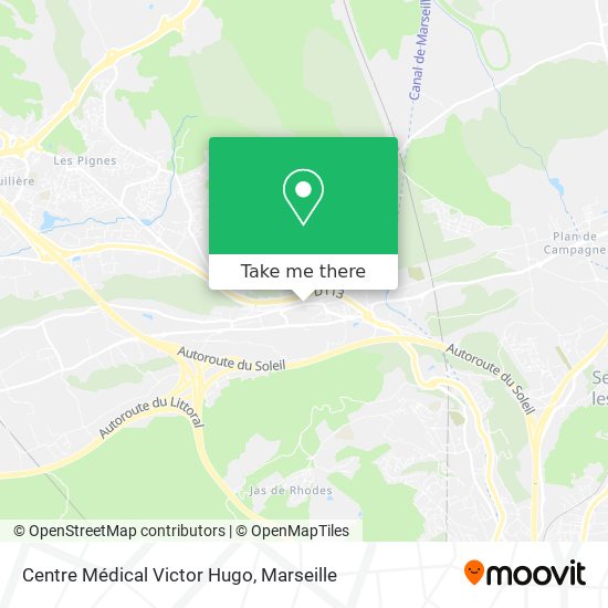 Centre Médical Victor Hugo map
