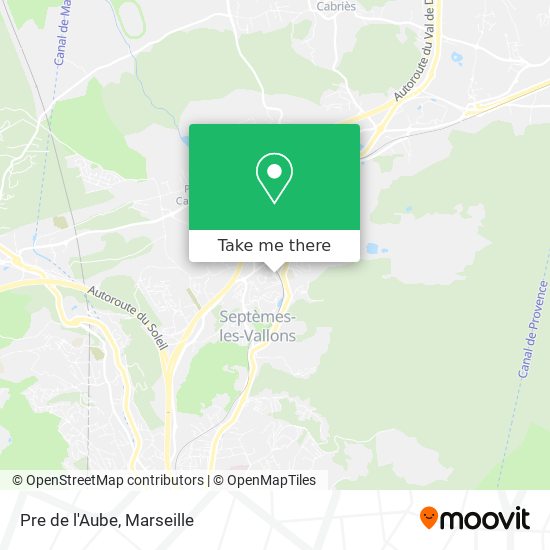 Pre de l'Aube map