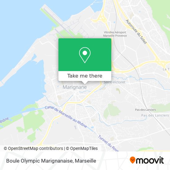 Boule Olympic Marignanaise map