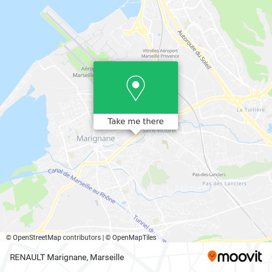 RENAULT Marignane map