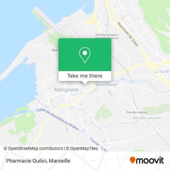 Pharmacie Quilici map