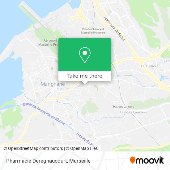 Mapa Pharmacie Deregnaucourt