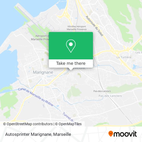 Autosprinter Marignane map