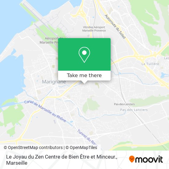 Mapa Le Joyau du Zen Centre de Bien Être et Minceur.