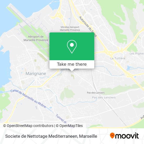Societe de Nettotage Mediterraneen map