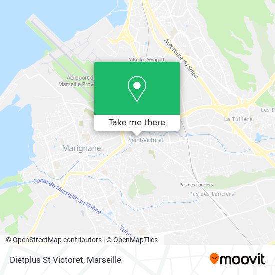 Dietplus St Victoret map