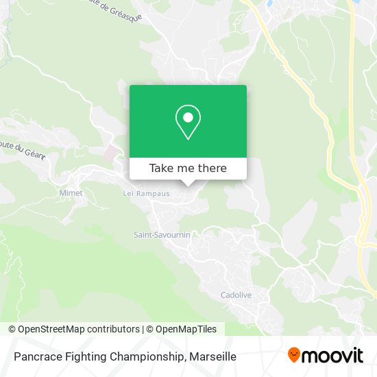 Pancrace Fighting Championship map