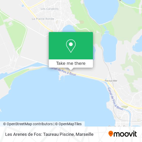 Les Arenes de Fos: Taureau Piscine map