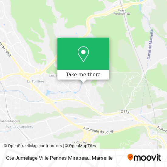 Cte Jumelage Ville Pennes Mirabeau map