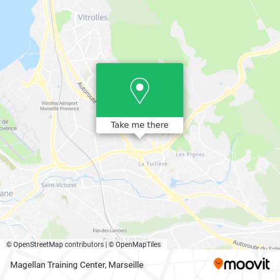 Mapa Magellan Training Center