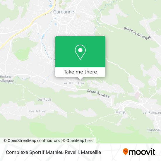 Complexe Sportif Mathieu Revelli map