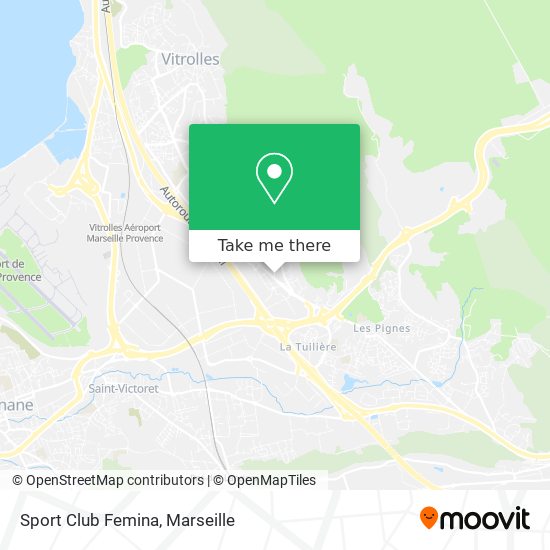 Mapa Sport Club Femina