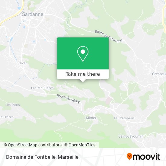Domaine de Fontbelle map