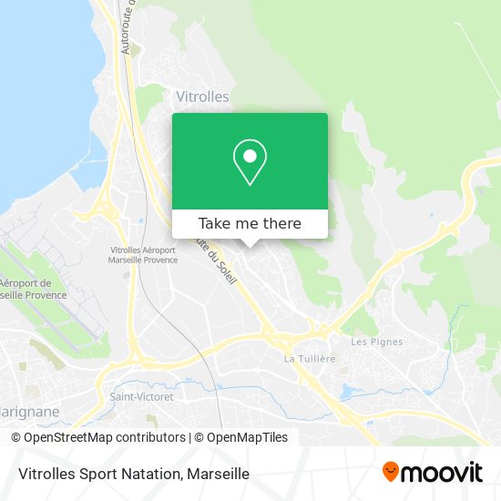 Mapa Vitrolles Sport Natation