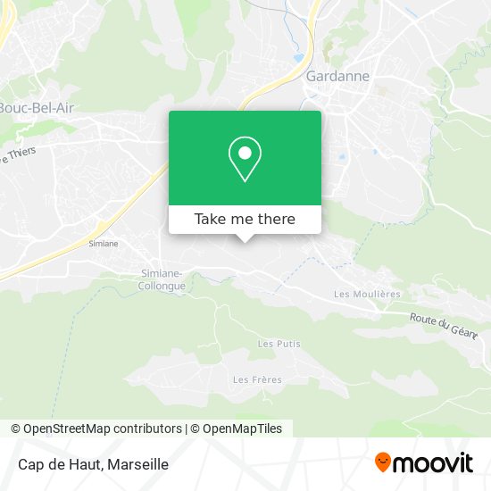 Cap de Haut map
