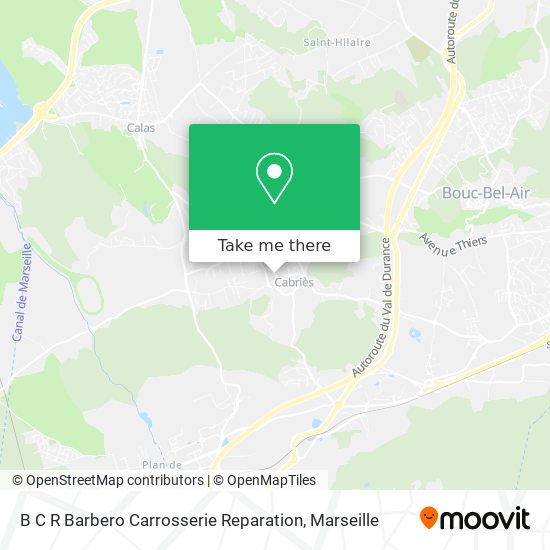 B C R Barbero Carrosserie Reparation map