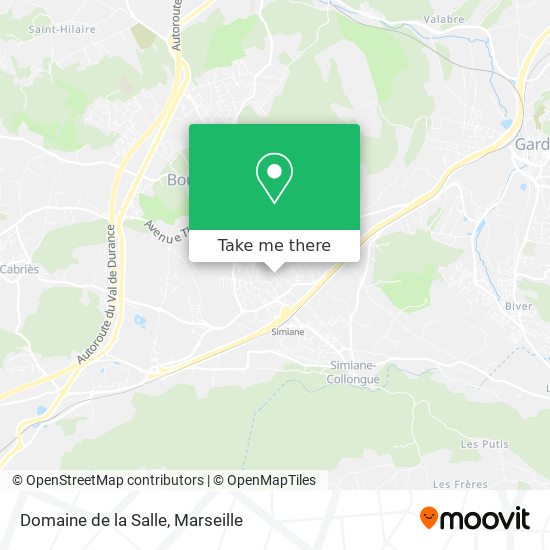 Domaine de la Salle map