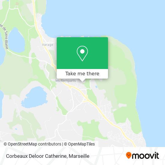 Corbeaux Deloor Catherine map
