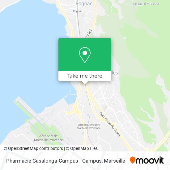 Pharmacie Casalonga-Campus - Campus map