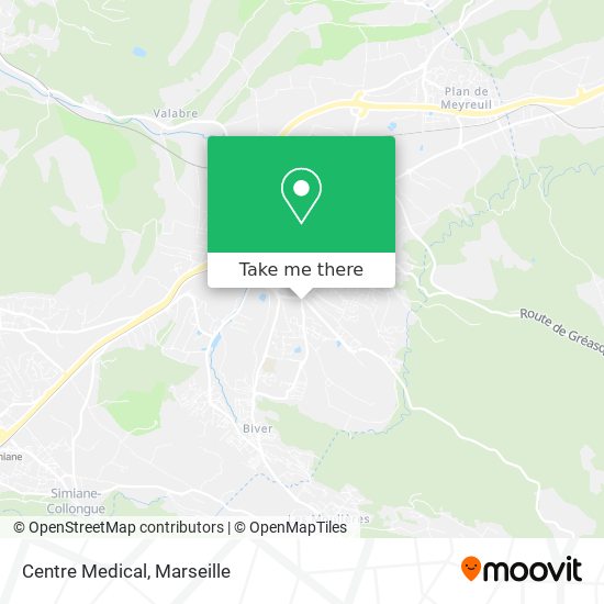 Centre Medical map