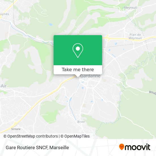 Gare Routiere SNCF map