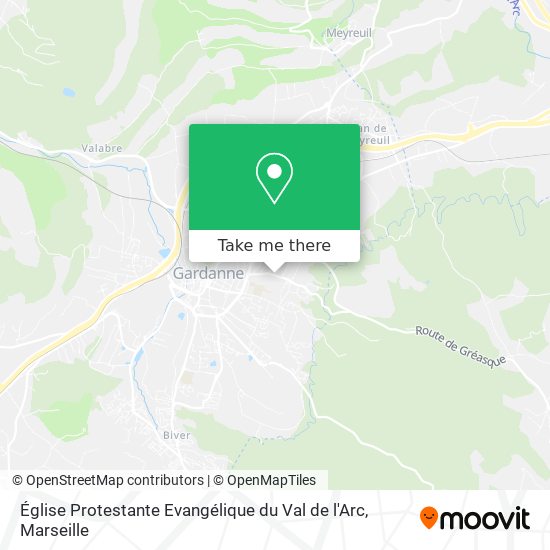 Église Protestante Evangélique du Val de l'Arc map