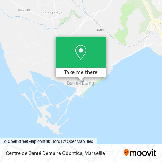 Centre de Santé Dentaire Odontica map