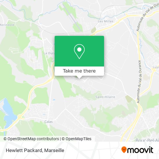 Hewlett Packard map