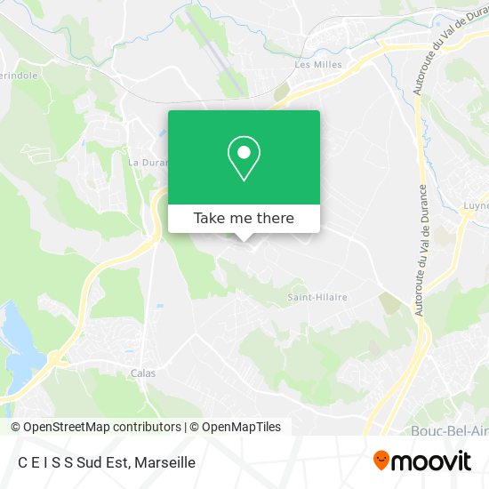 C E I S S Sud Est map
