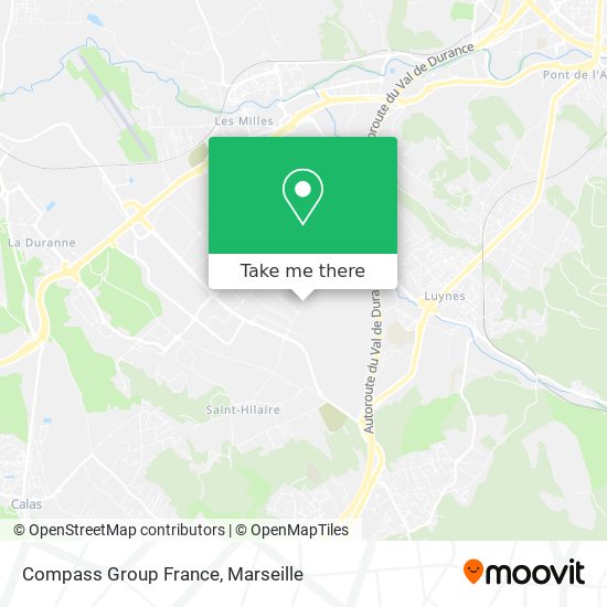 Compass Group France map