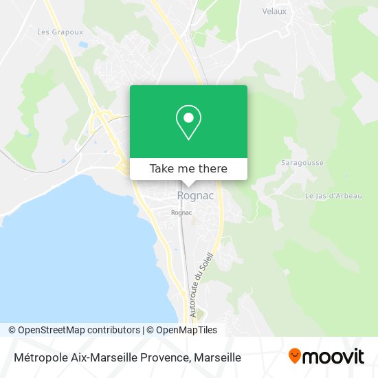 Métropole Aix-Marseille Provence map