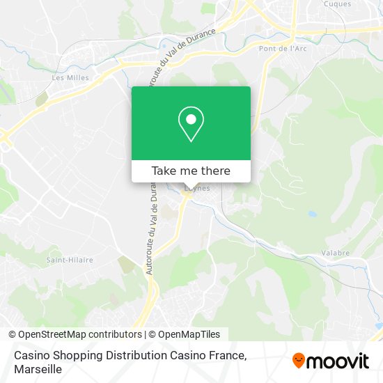 Casino Shopping Distribution Casino France map