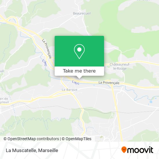 La Muscatelle map