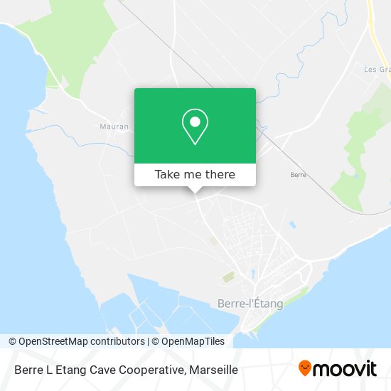 Berre L Etang Cave Cooperative map