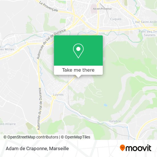 Adam de Craponne map
