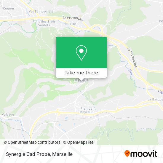 Synergie Cad Probe map