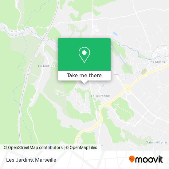 Les Jardins map