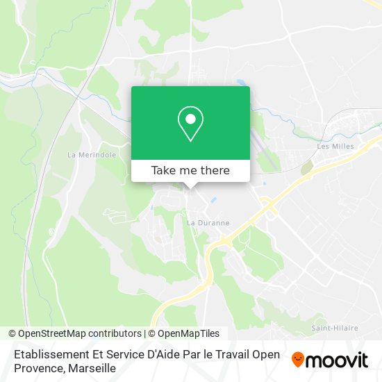 Etablissement Et Service D'Aide Par le Travail Open Provence map