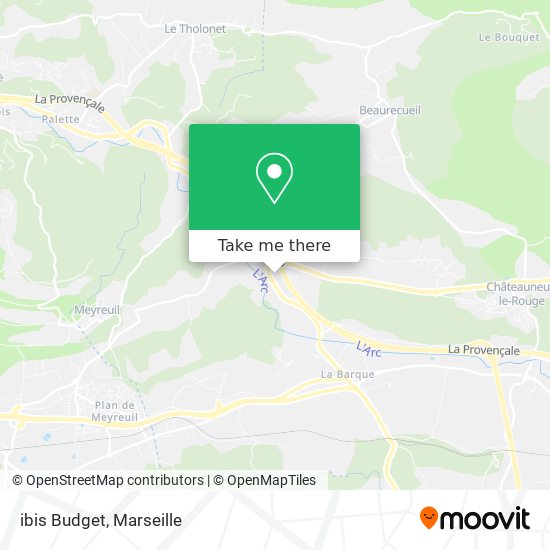 ibis Budget map