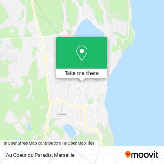 Au Coeur du Paradis map
