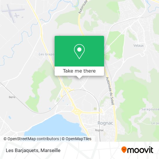Les Barjaquets map