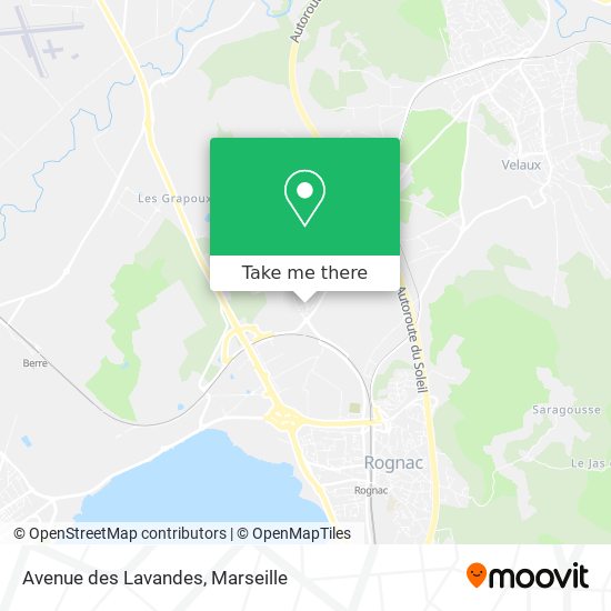 Avenue des Lavandes map