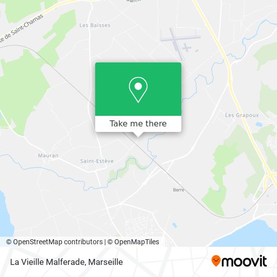 La Vieille Malferade map